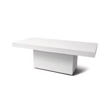 Tappa 90 Dining Coffee Table - Bone