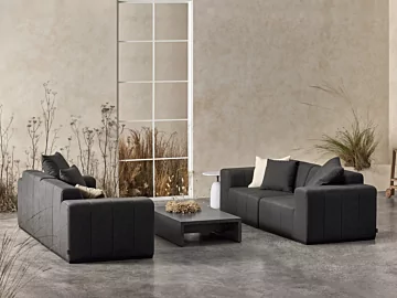 Blinde Design Niche 50 Coffee Table brings minimalist luxury to a private living room, enriching modern coffee table styling.