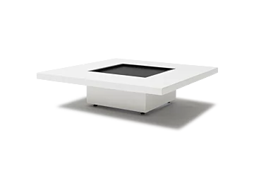 Ciao 40 Coffee Table - Bone / Tray