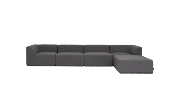 Relax Modular 5 Sofa Chaise Modular Sofa - Flanelle by Blinde Design