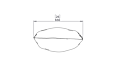 Cushion S26 Accessorie - Technical Drawing / Front by Blinde Design