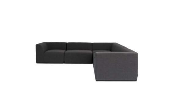 Relax Modular 5 L-Sectional Modular Sofa - Sooty by Blinde Design