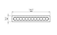 Platform Nº 1 - Technical Drawing / Top by Blinde Design