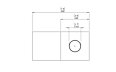 Platform Nº 2 - Technical Drawing / Top by Blinde Design