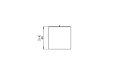 Round Nº 1 - Technical Drawing / Front by Blinde Design