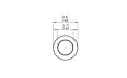 Round Nº 3 - Technical Drawing / Top by Blinde Design