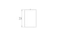 Round Nº 2 - Technical Drawing / Front by Blinde Design