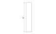 Round Nº 6 - Technical Drawing / Front by Blinde Design