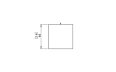 Square Nº 1 - Technical Drawing / Front by Blinde Design