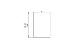 Square Nº 2 - Technical Drawing / Front by Blinde Design