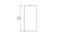 Square Nº 3 - Technical Drawing / Front by Blinde Design