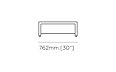 Niche L50 Coffee Table - Technical Drawing / Front by Blinde Design