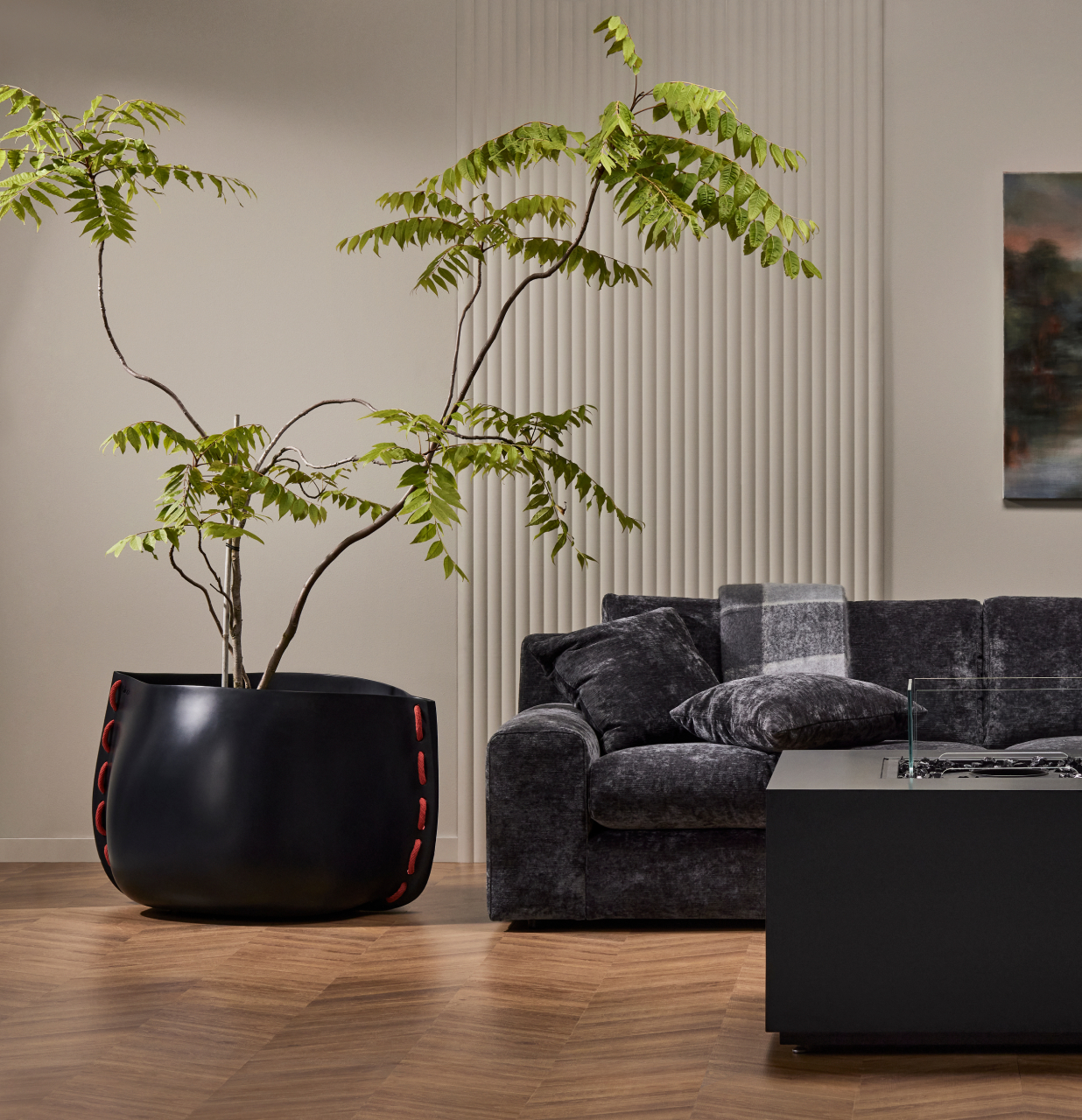 Stitch Planters on residential setting